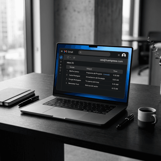 Gmail con email profesional @tudominio.com — Google Workspace en Panamá